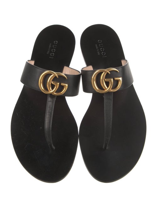 Gucci Marmont Double G Logo Slides