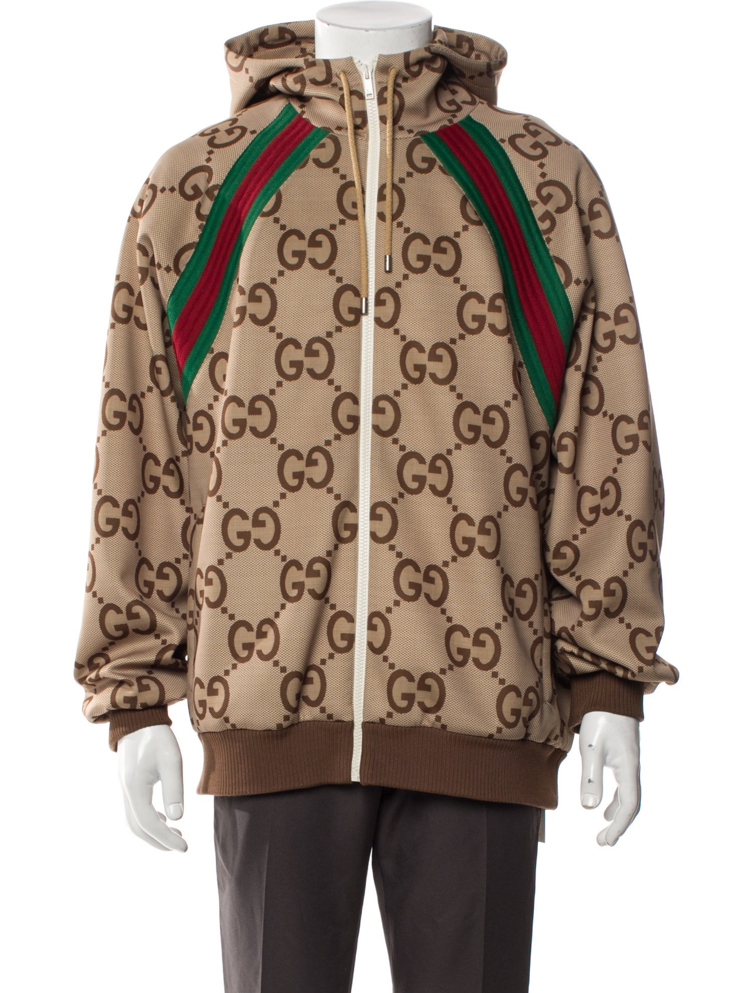 Gucci Web Accent Printed Windbreaker