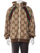Gucci Web Accent Printed Windbreaker