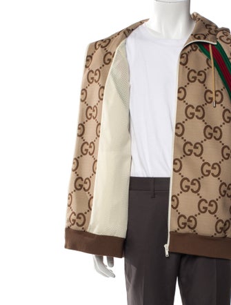 Gucci Web Accent Printed Windbreaker