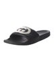 Gucci Interlocking G Logo Leather Slides