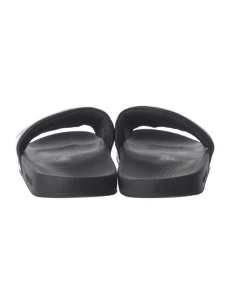 Gucci Interlocking G Logo Leather Slides
