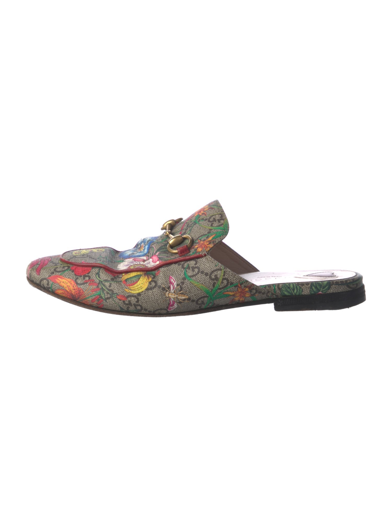 Gucci Flora Knight Print Mules