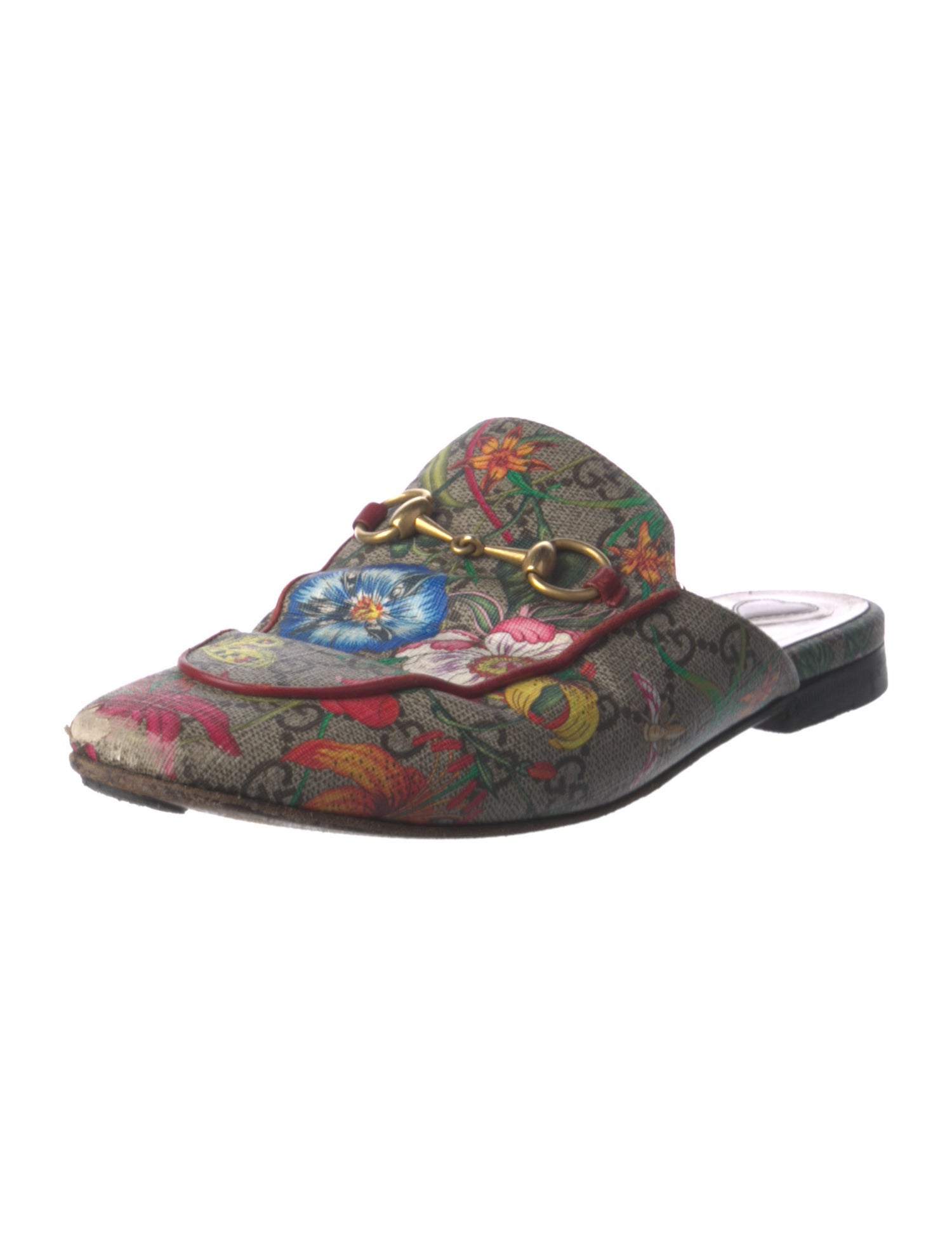 Gucci Flora Knight Print Mules