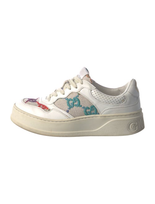 Gucci GG Canvas Leather Sneakers