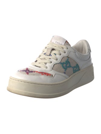 Gucci GG Canvas Leather Sneakers