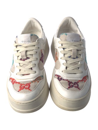 Gucci GG Canvas Leather Sneakers