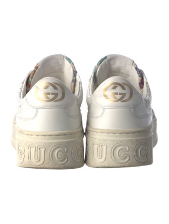 Gucci GG Canvas Leather Sneakers