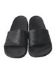 Gucci Microguccissima Pattern Leather Slides