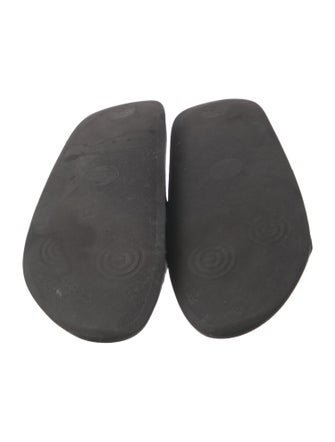 Gucci Microguccissima Pattern Leather Slides