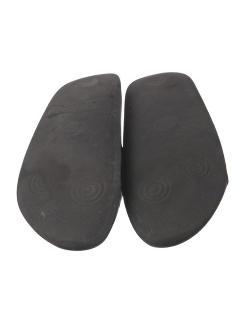 Gucci Microguccissima Pattern Leather Slides