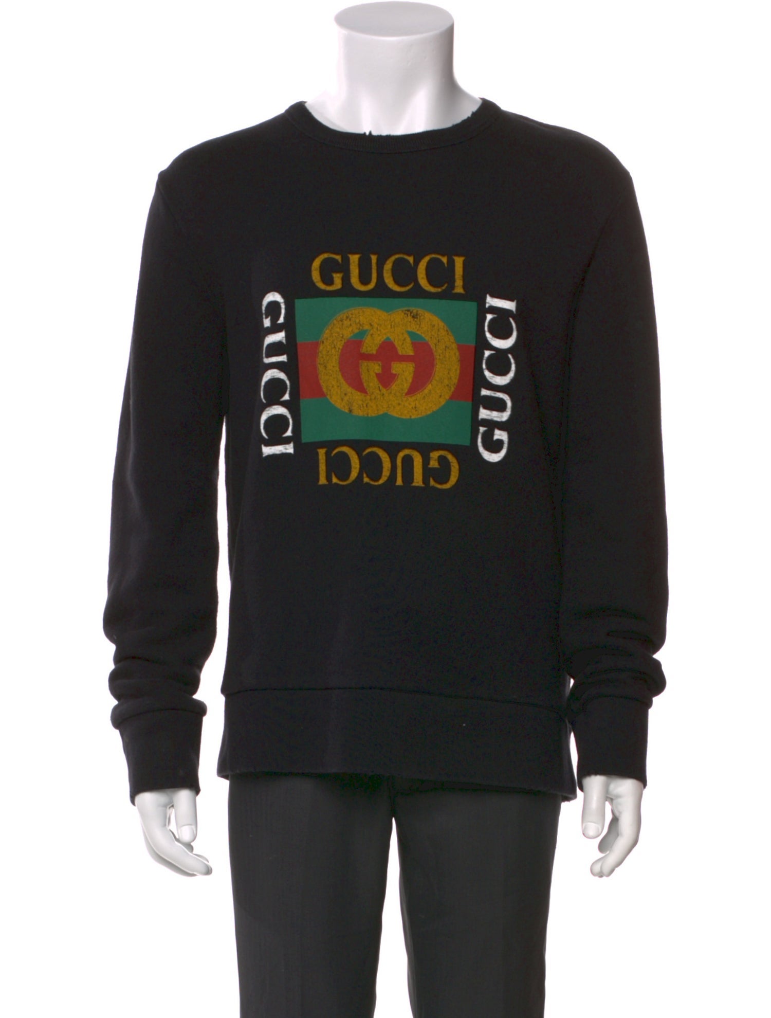 Gucci Graphic Print Crew Neck Sweatshirt