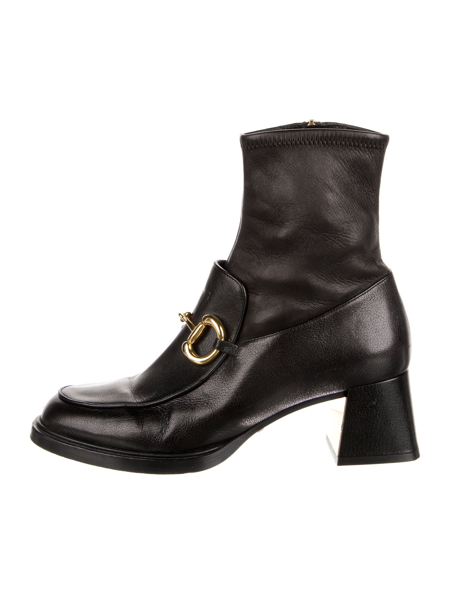Gucci 1955 Horsebit Accent Leather Boots