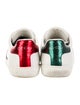 Gucci Web Accent Leather Sneakers