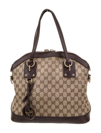 Gucci GG Canvas Top Handle Bag Medium