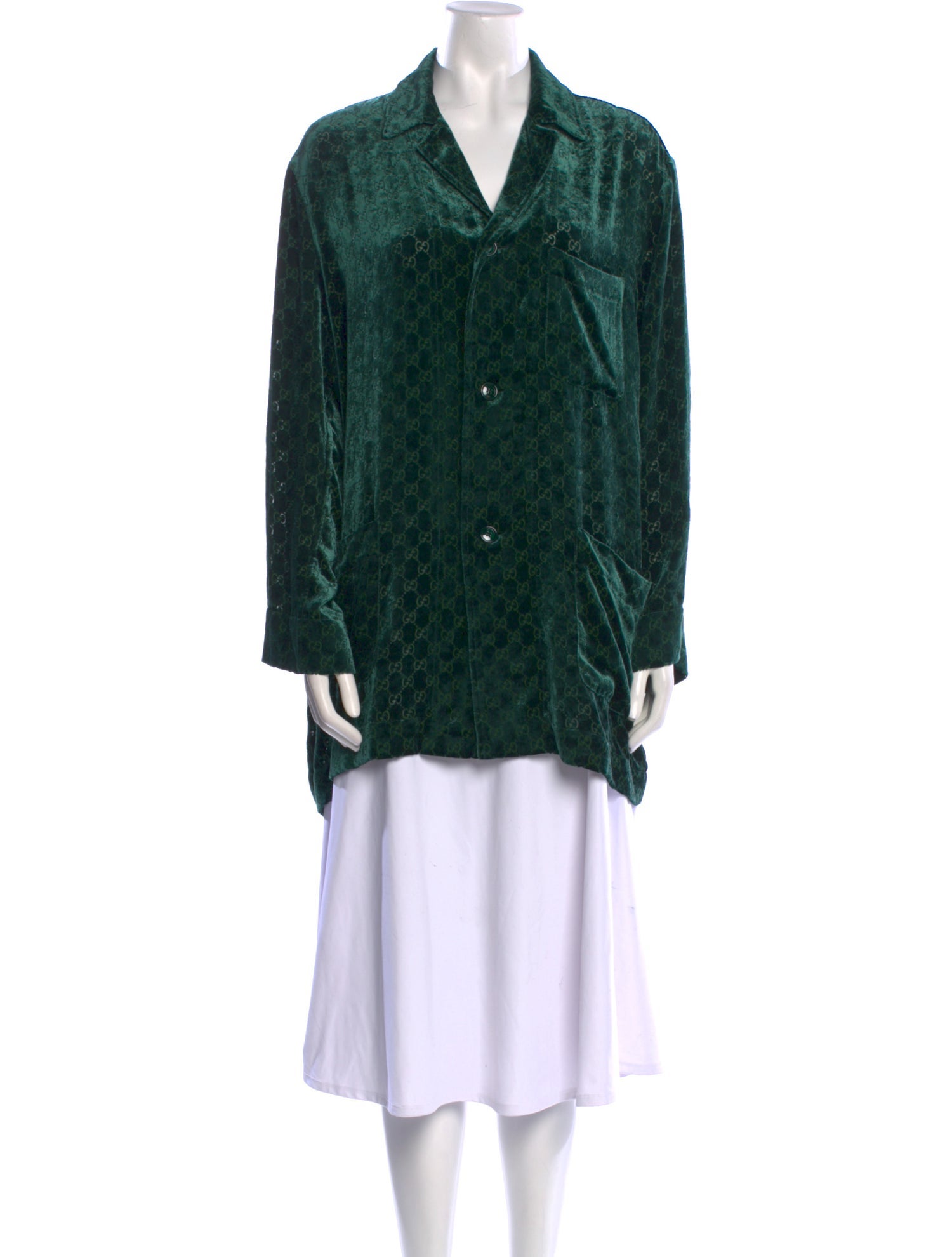 Gucci Printed Long Sleeve Tunic