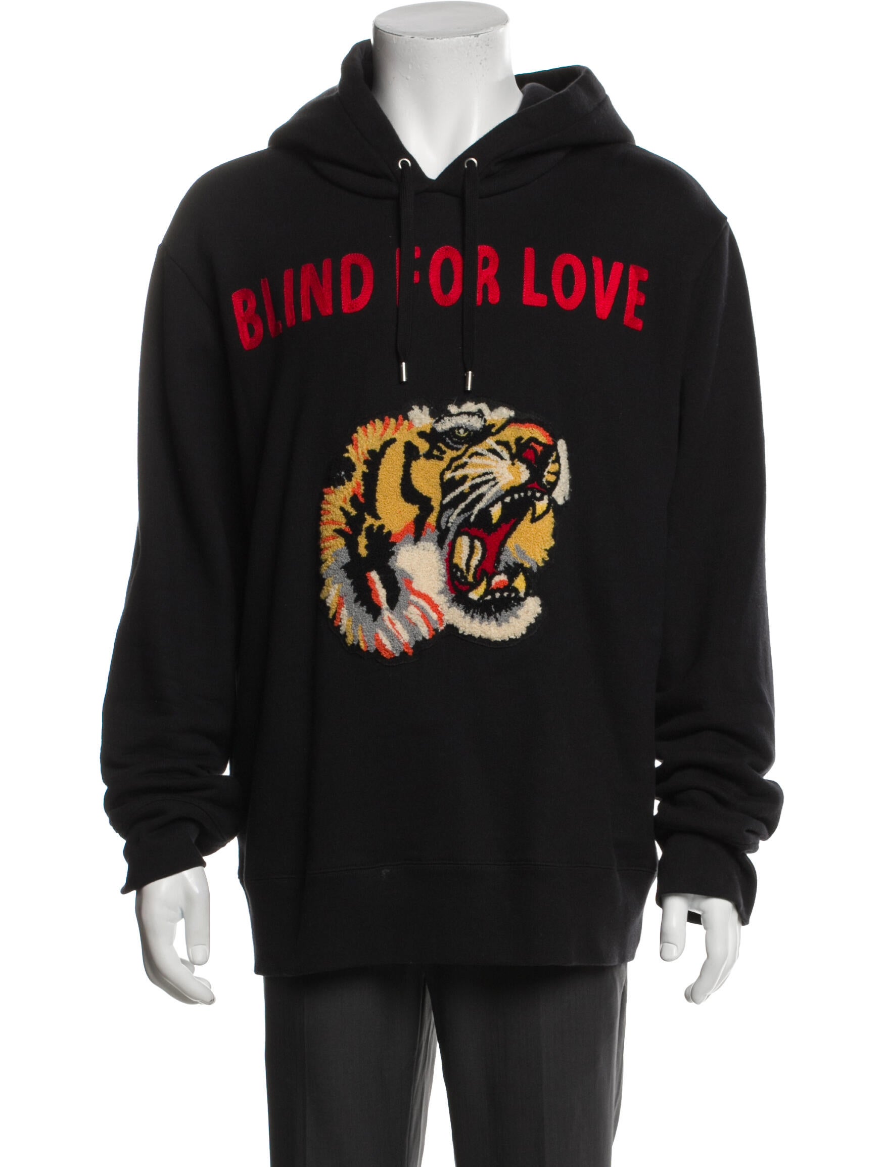 Gucci Graphic Print Crew Neck Hoodie