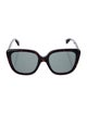 Gucci Web Accent Square Sunglasses