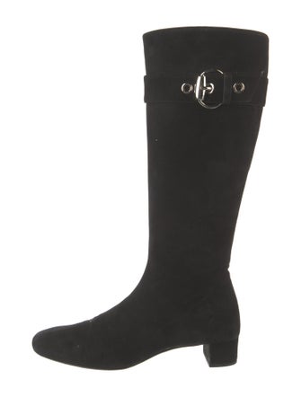 Gucci Suede Riding Boots