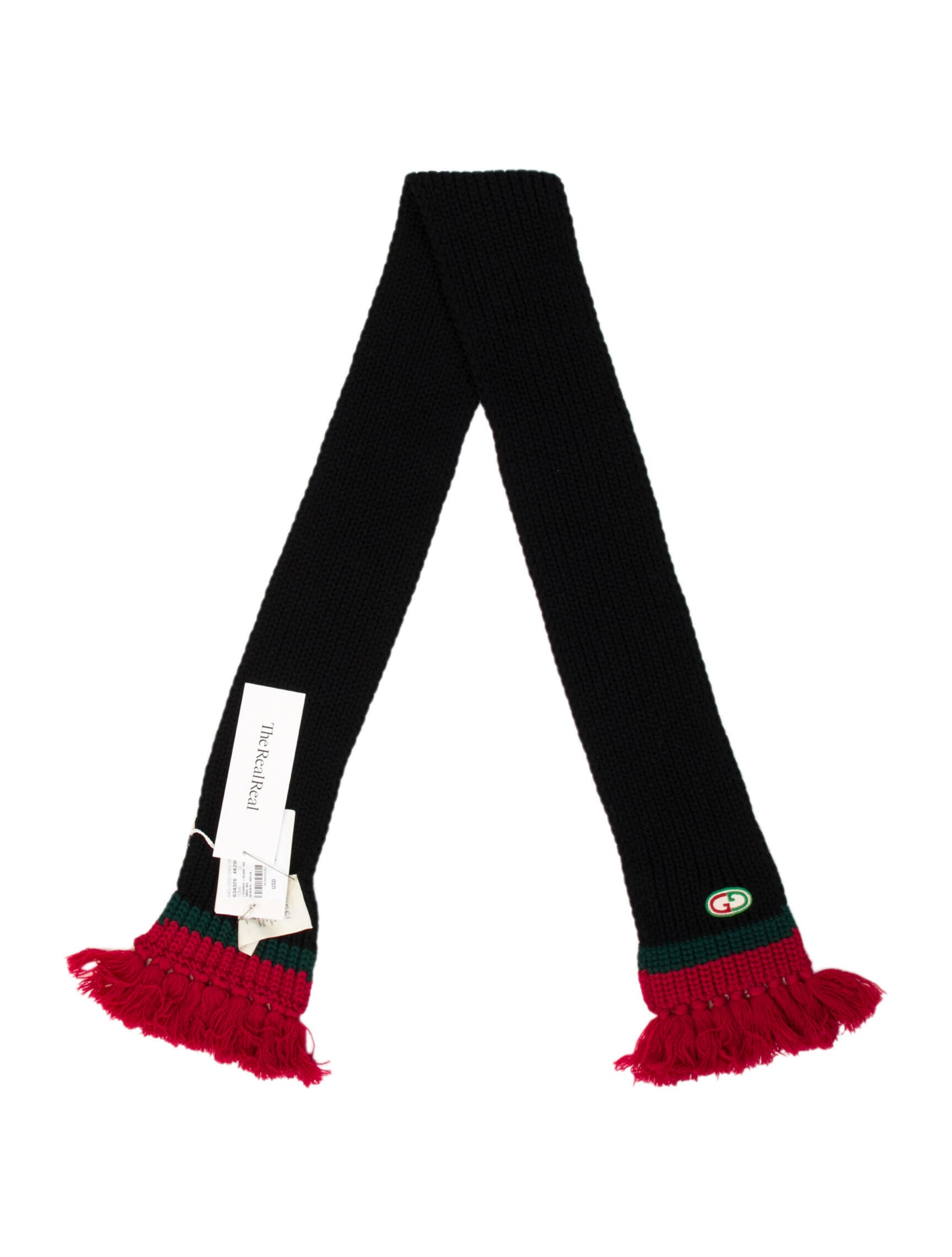 Gucci Wool GG Canvas Scarf w/ Tags