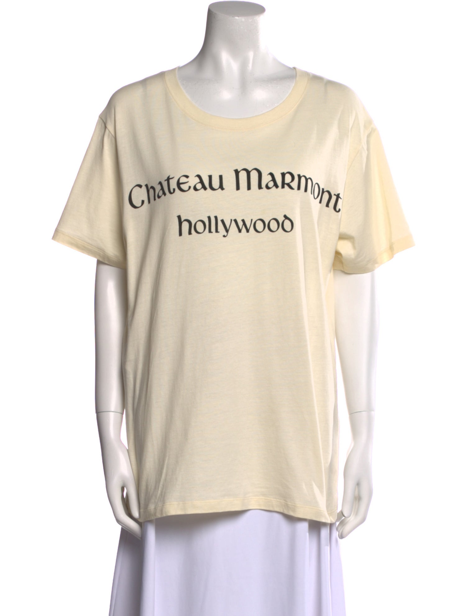 Gucci Graphic Print Scoop Neck T-Shirt