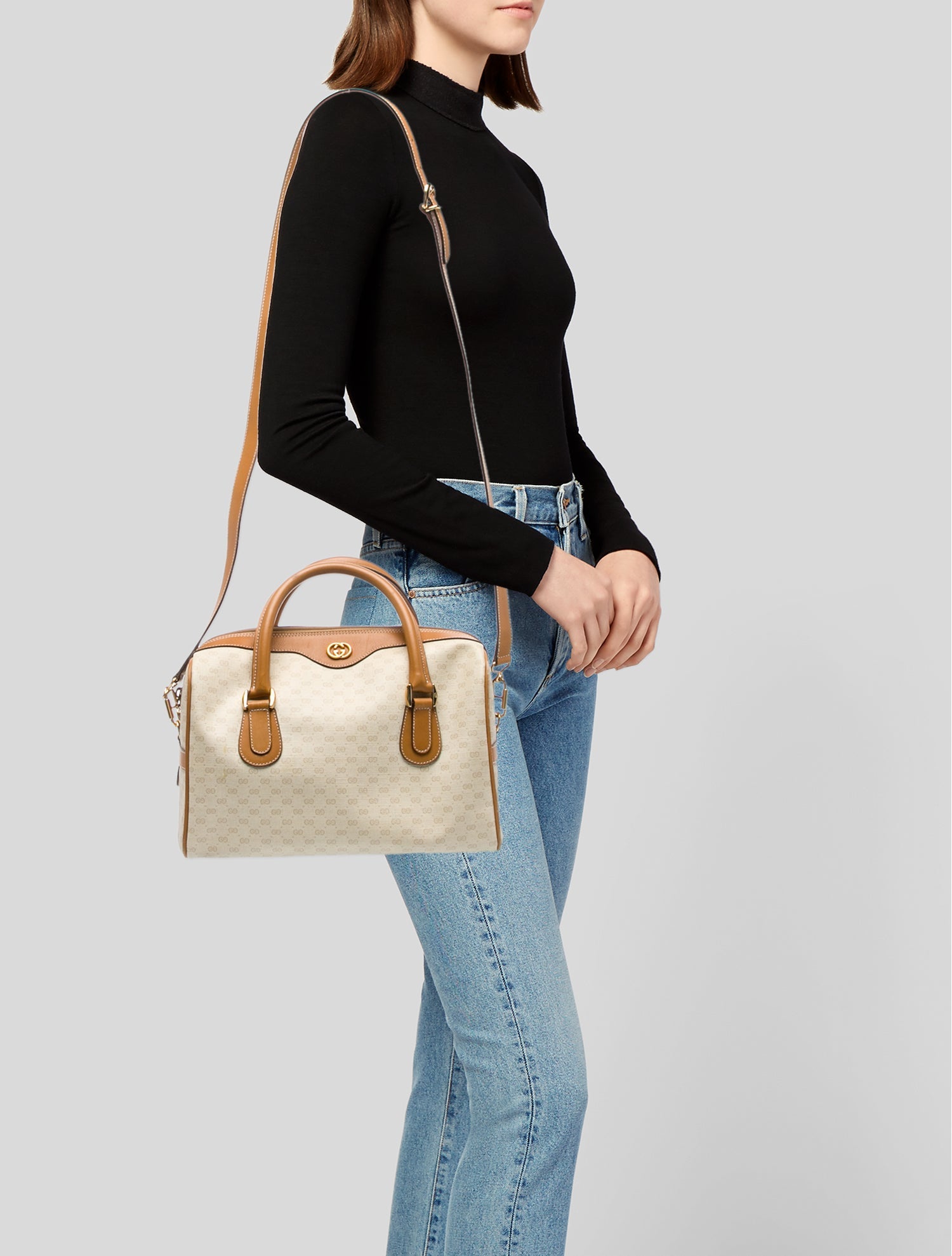 Gucci Micro GG Monogram Boston Small