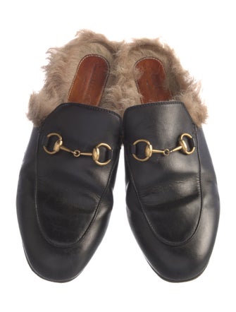 Gucci Princetown Horsebit Accent Mules