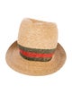 Gucci Straw Web Fedora