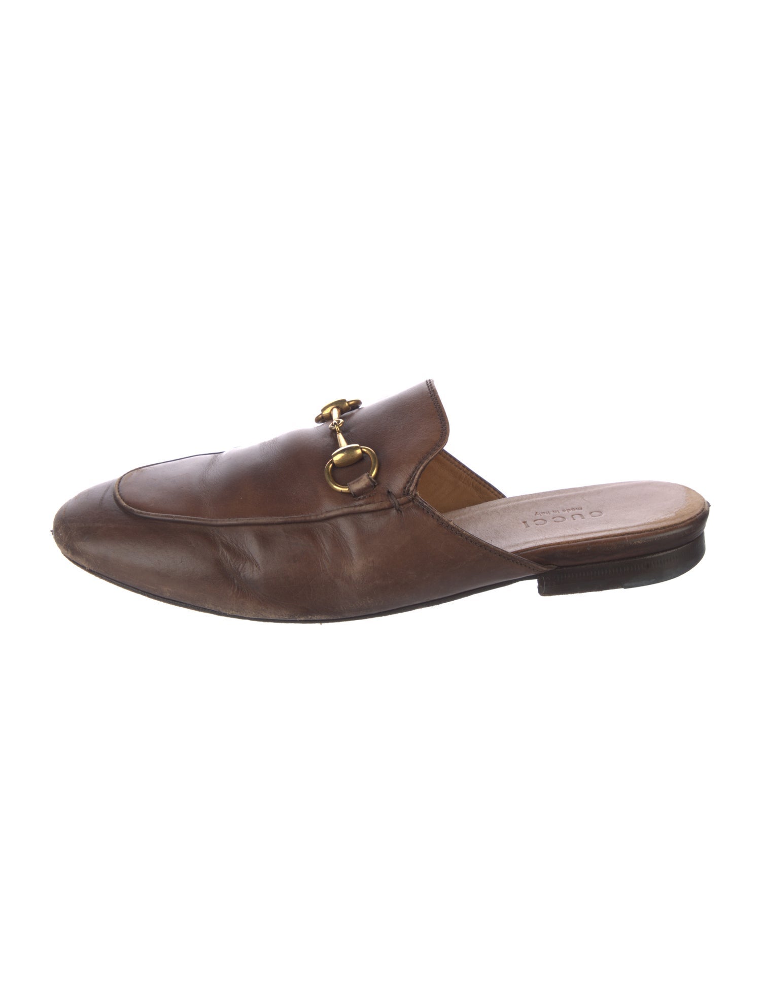 Gucci Princetown Horsebit Leather Mules