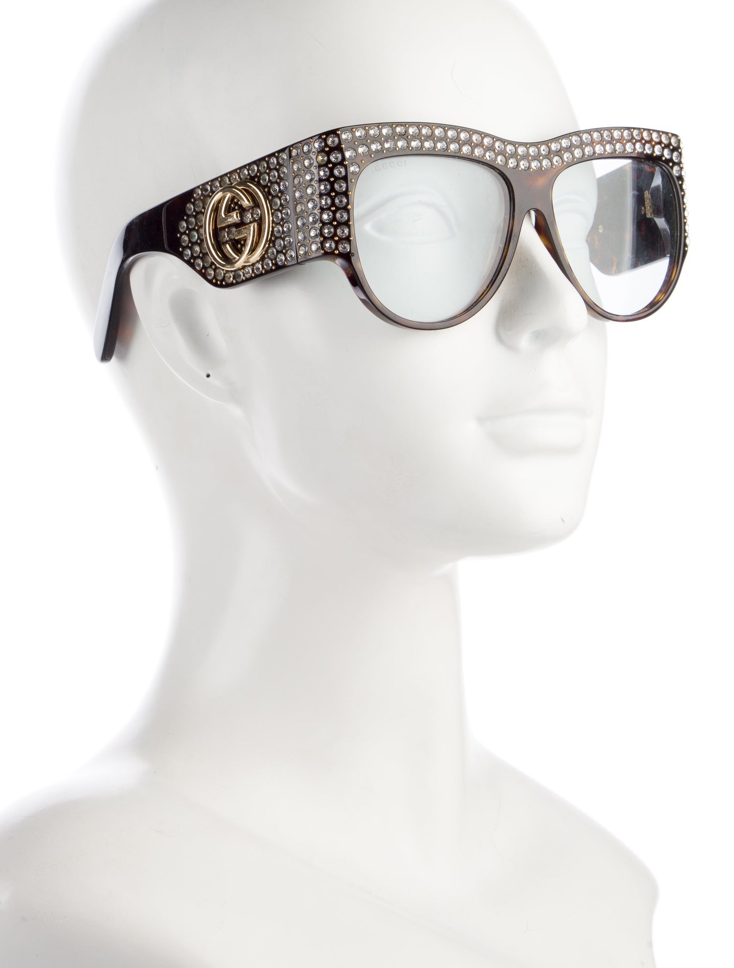 Gucci Interlocking G Logo Cat-Eye Sunglasses