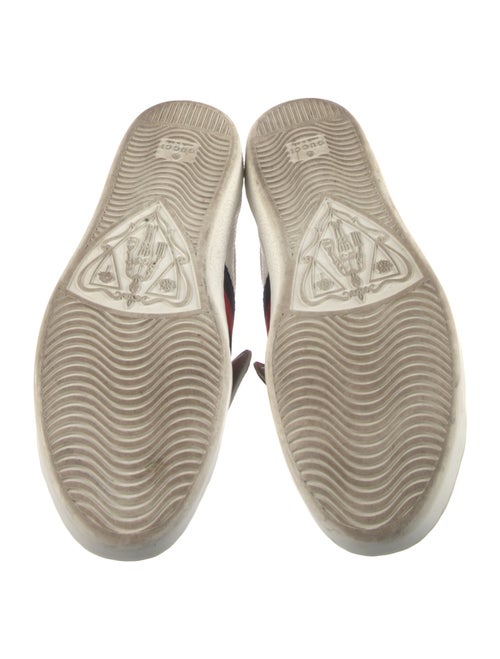 Gucci Leather Colorblock Pattern Sneakers