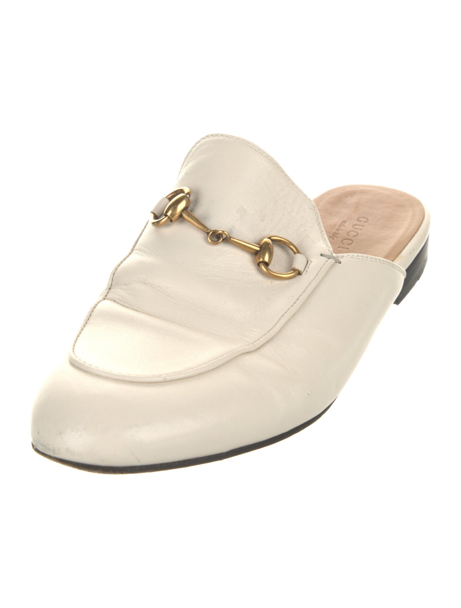 Gucci Horsebit Accent Leather Mules