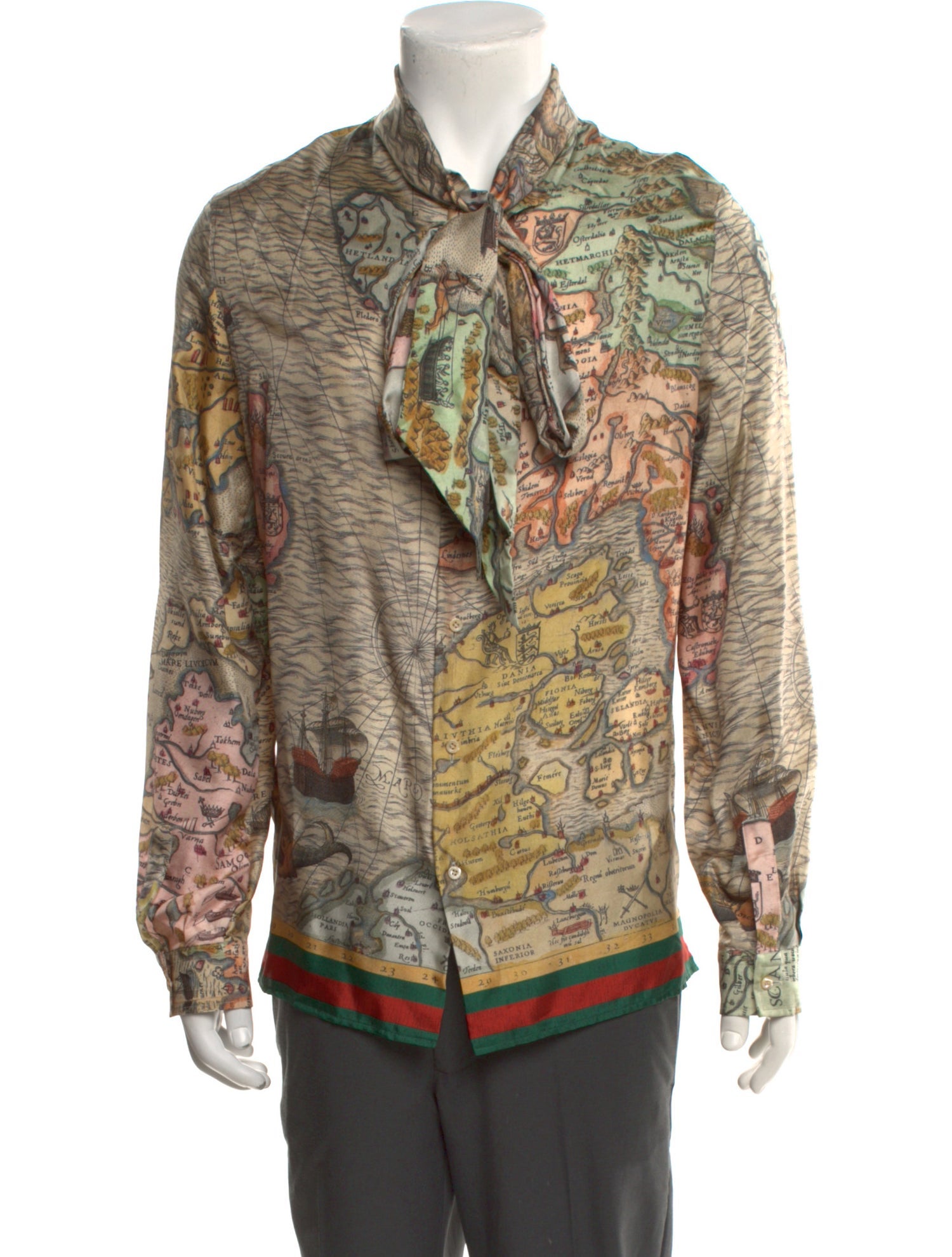 Gucci Silk Printed Shirt
