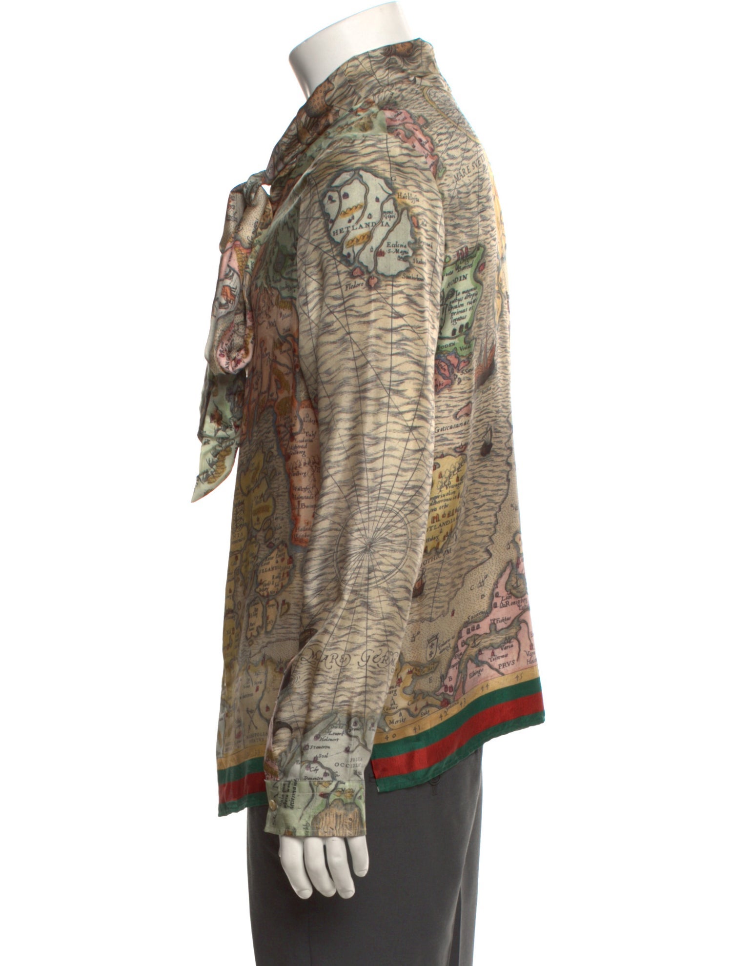 Gucci Silk Printed Shirt