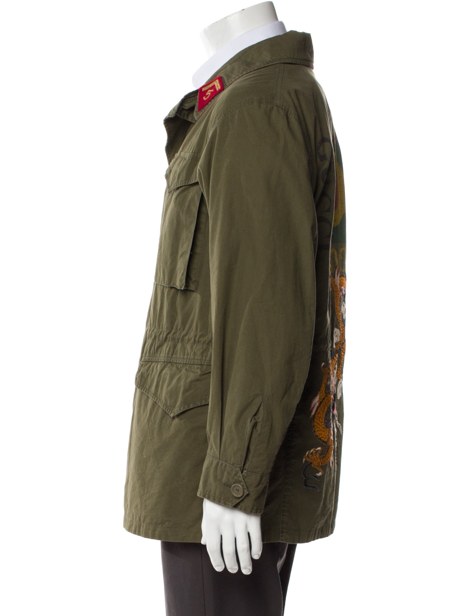 Gucci Web Accent Utility Jacket