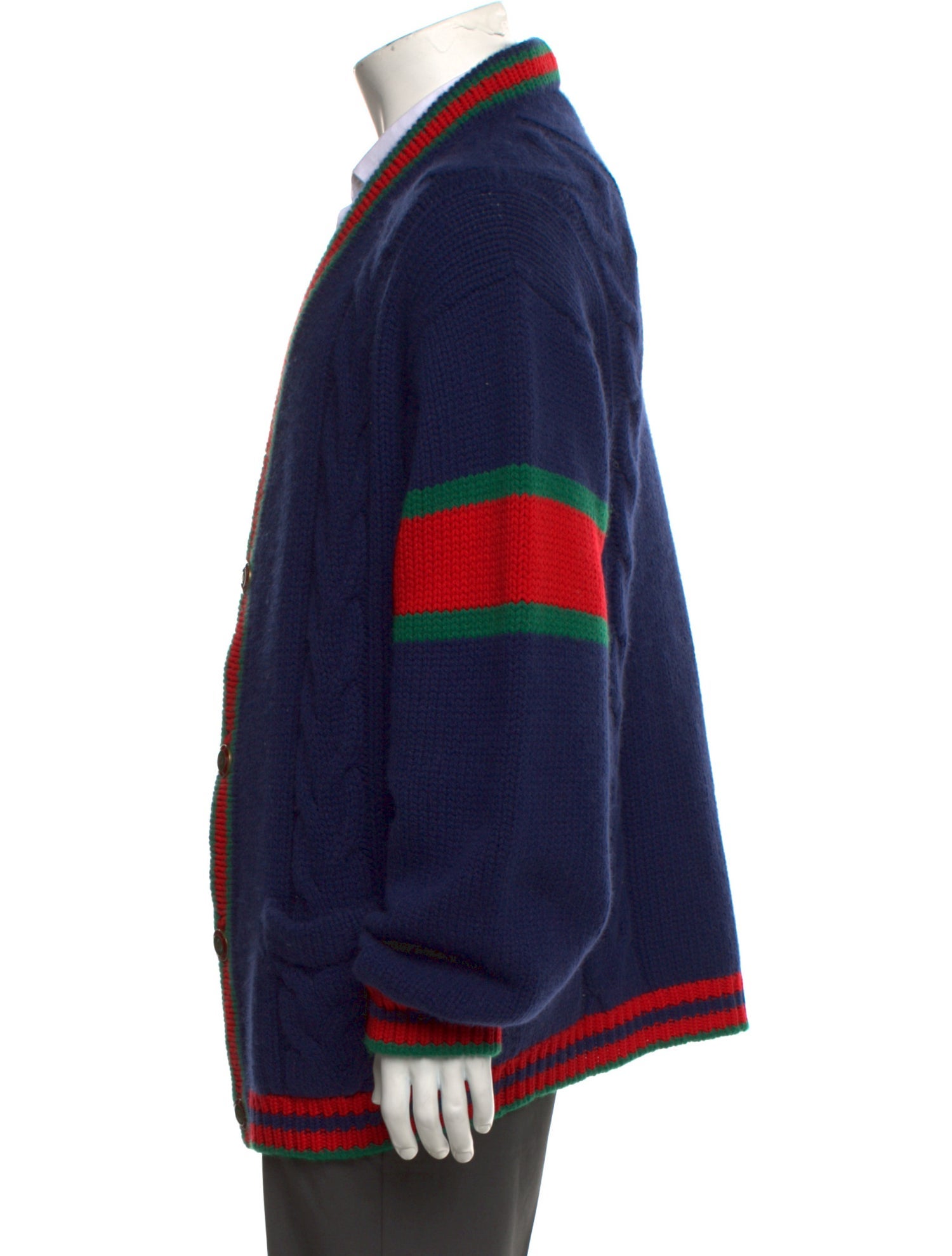 Gucci 2019 Web Accent Cardigan
