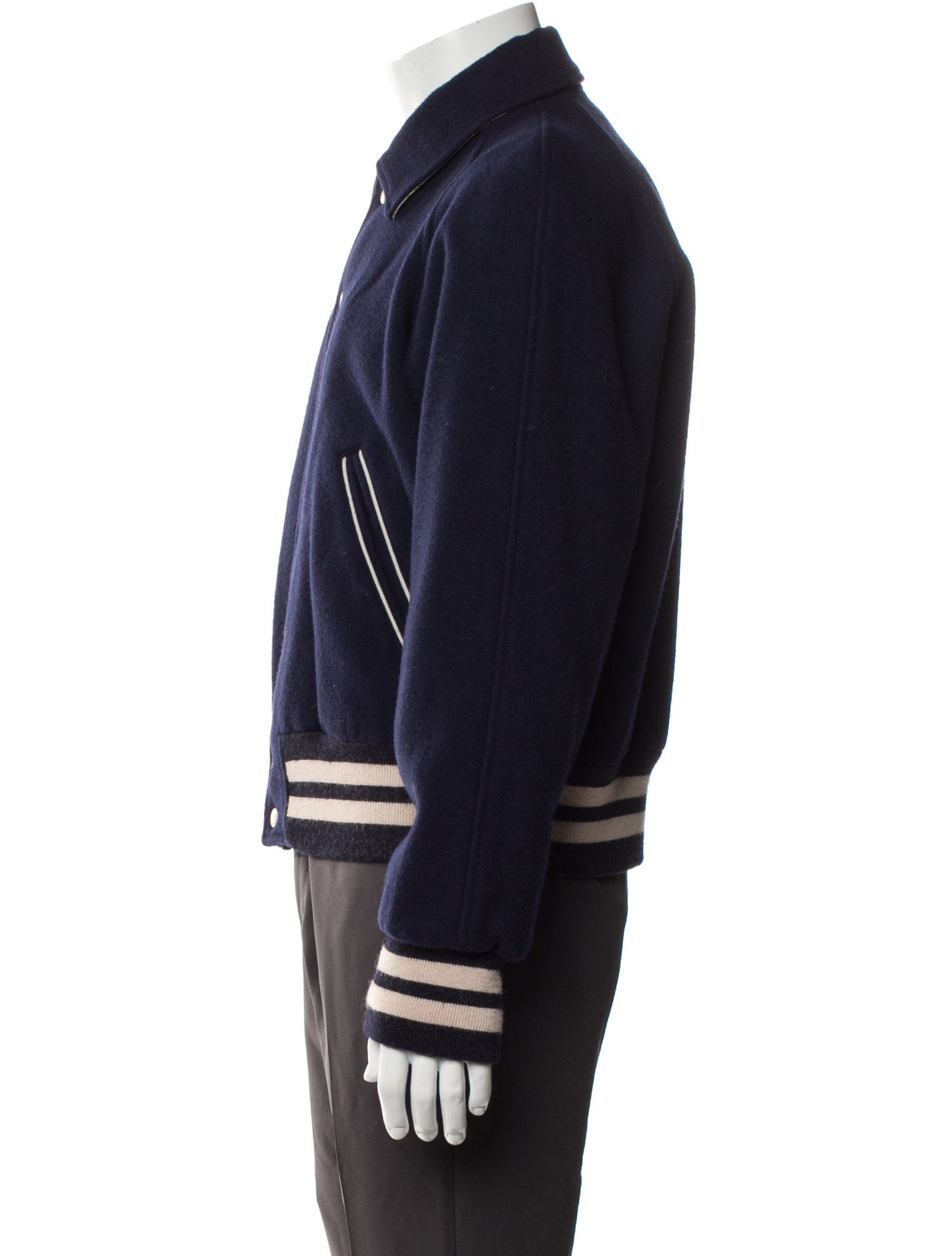 Gucci Wool Striped Varsity Jacket