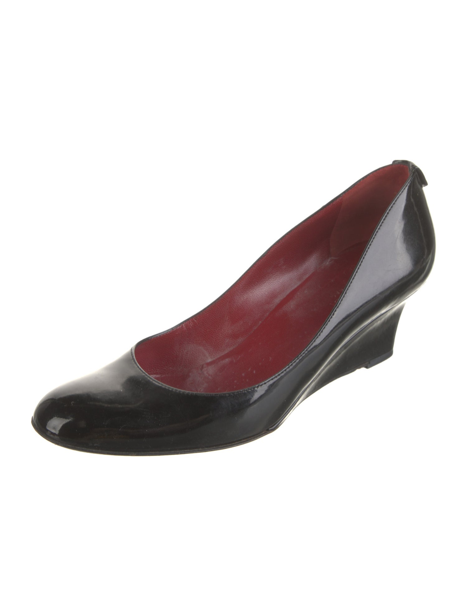 Gucci Interlocking G Logo Patent Leather Pumps