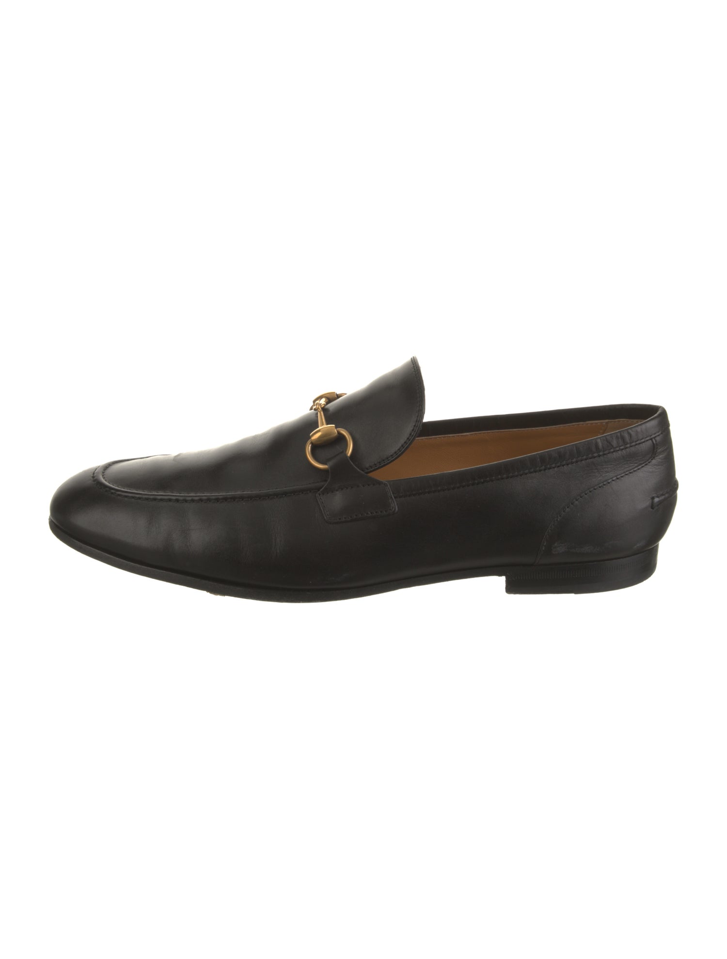Gucci Horsebit Accent Leather Loafers