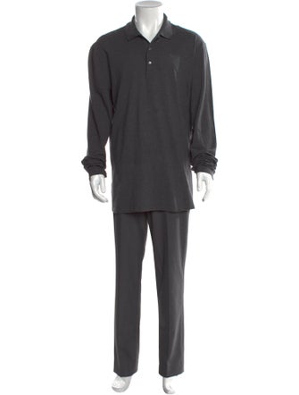 Gucci Collar Long Sleeve Polo Shirt