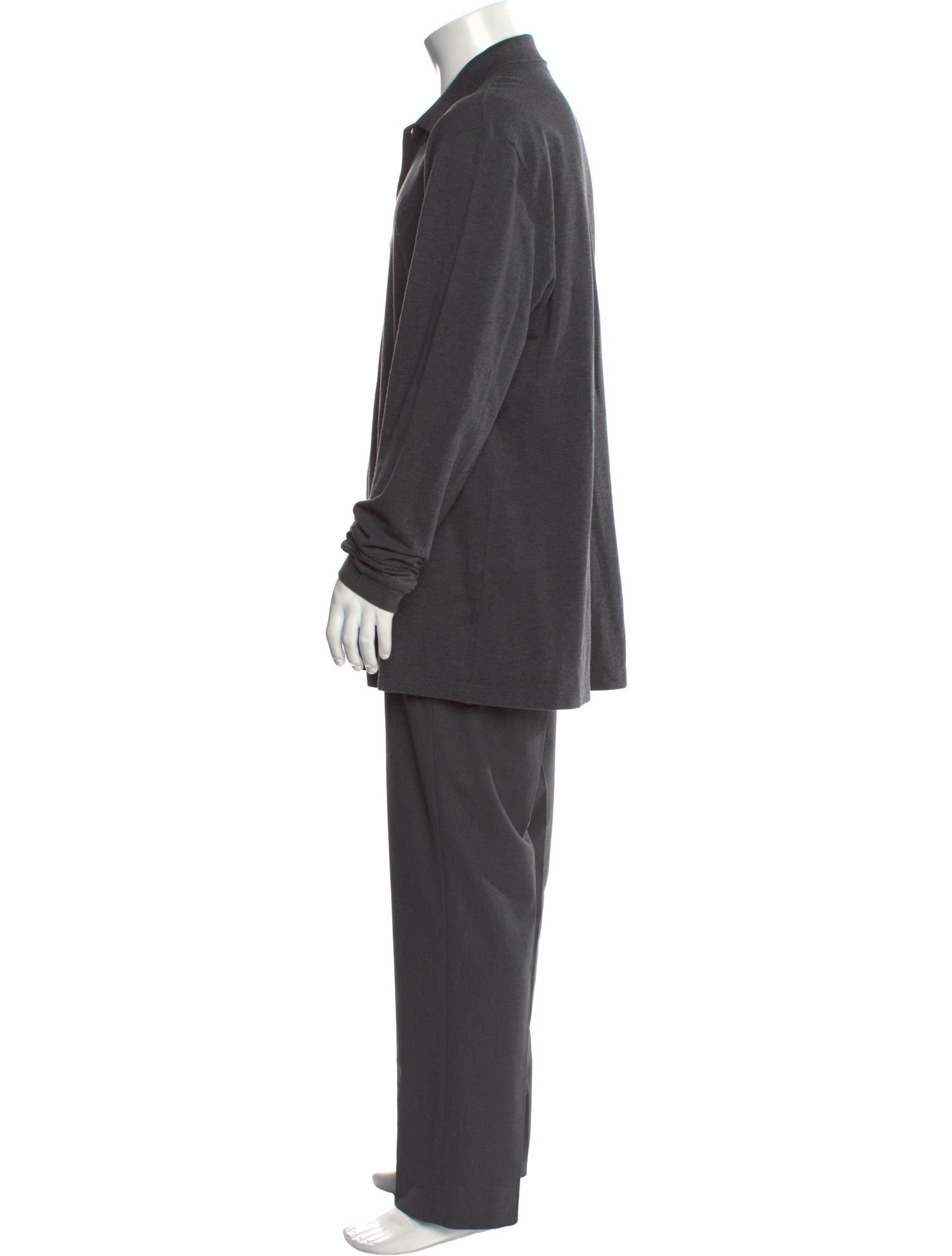 Gucci Collar Long Sleeve Polo Shirt