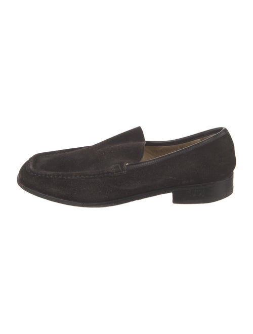 Gucci Horsebit Accent Suede Loafers