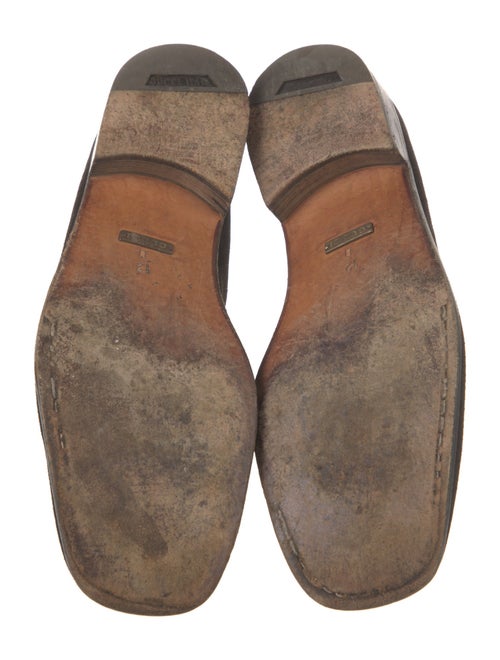 Gucci Horsebit Accent Suede Loafers