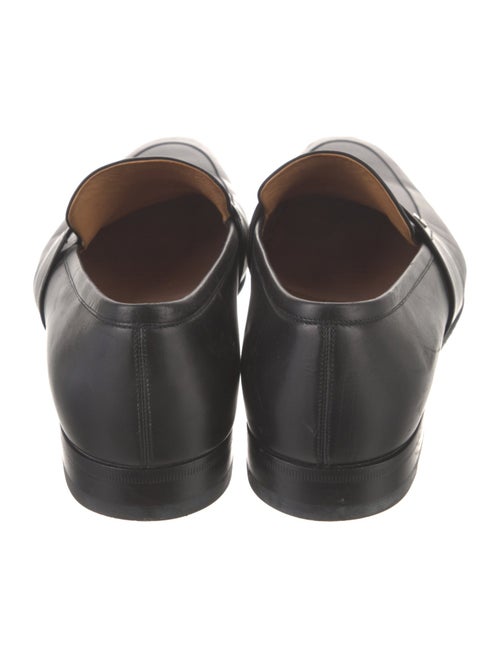 Gucci Interlocking G Logo Leather Loafers