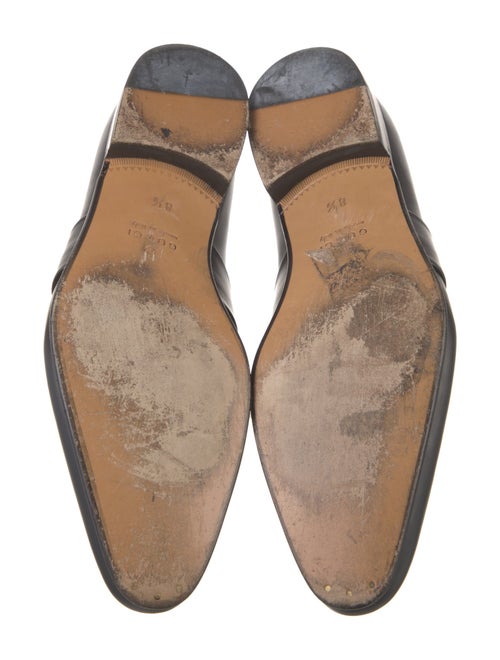 Gucci Interlocking G Logo Leather Loafers