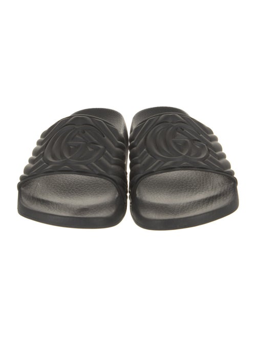 Gucci Double G Logo Rubber Slides