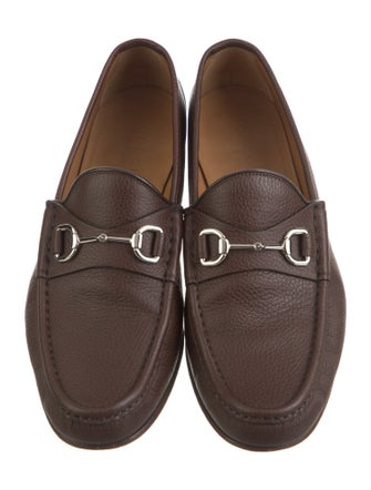 Gucci Princetown Horsebit Accent Loafers