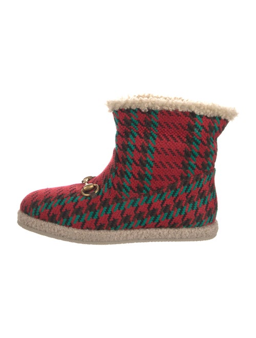 Gucci Horsebit Accent Wool Boots