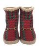 Gucci Horsebit Accent Wool Boots