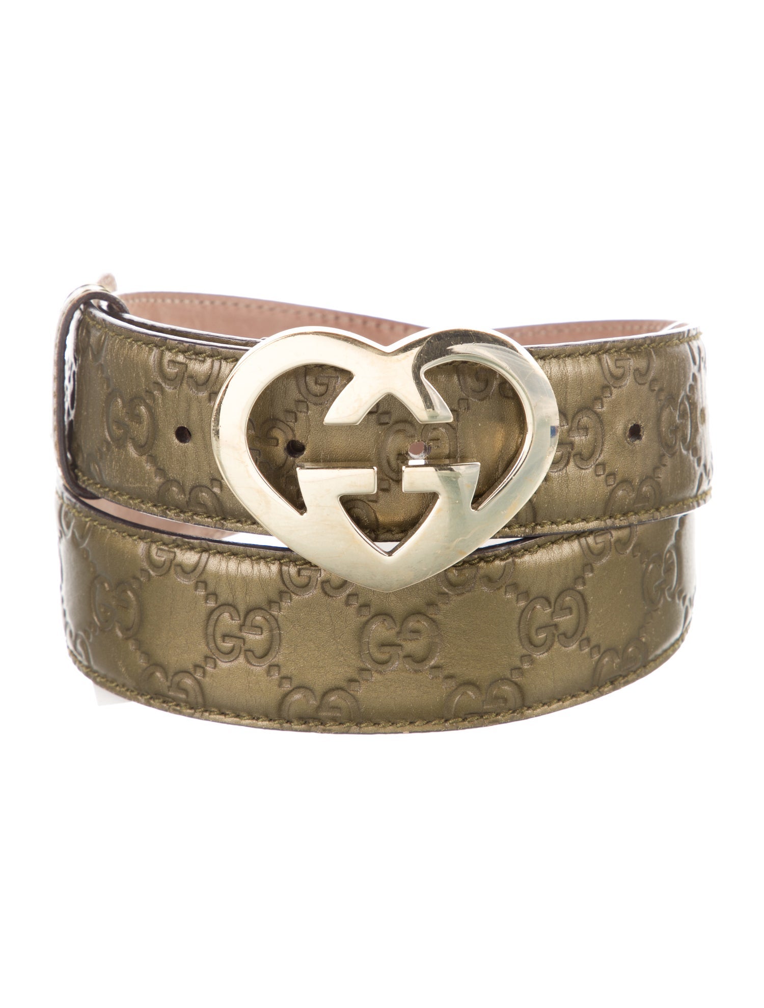 Gucci Interlocking G Logo Leather Belt